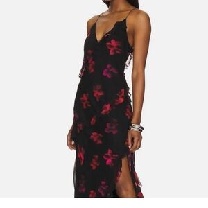 NWT $288 Rails Kariselle Dress In Dark Azalea Size XS